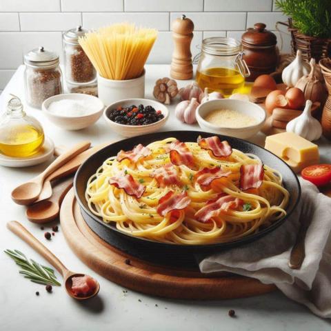 Pristna carbonara z panceto