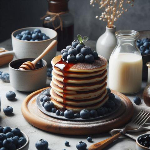 Vegan Blueberry Pancakes