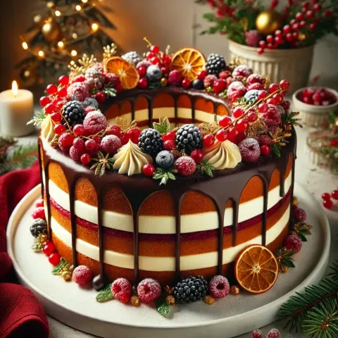 Festliche Kuchen: Idee und Rezept für Weihnachten und Neujahr