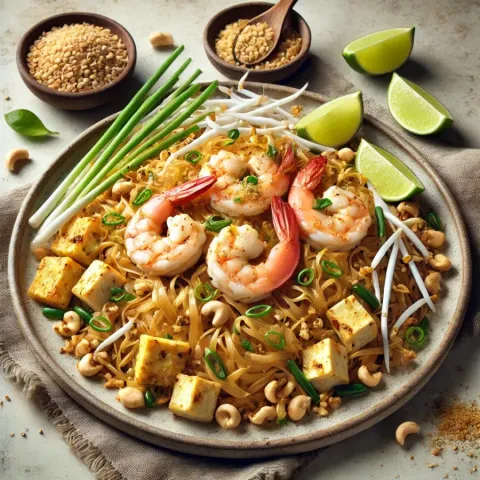 Auténtico Pad Thai tailandés