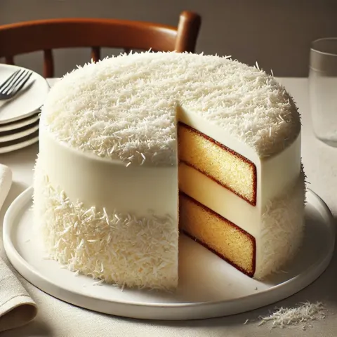 Raffaello torta s kokosom in belo čokolado