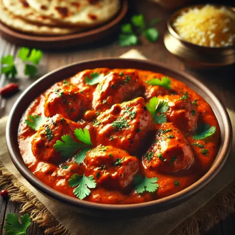 Indijska piščančja tikka masala