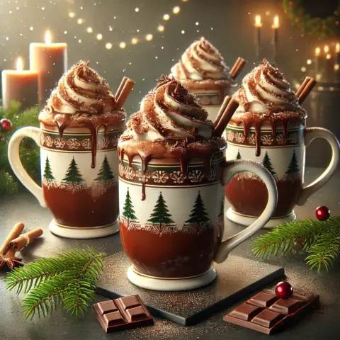 How to make a Christmas chocolate drink?