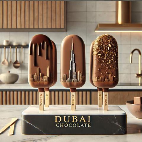 Dubai čokoladni popsicle: Simfonija prestiža in razvajanja