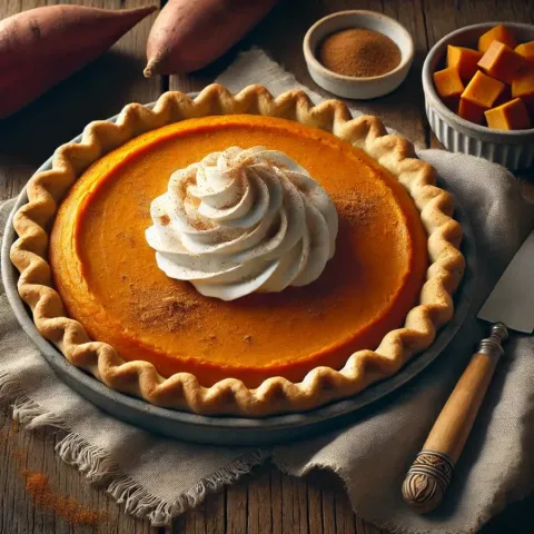 Süßkartoffel-Pie