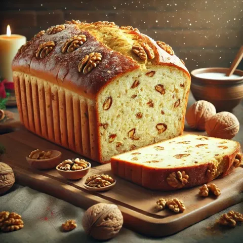 Recept za najmehkejši božični kruh z orehi