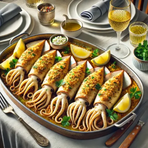Calamares Rellenos al Horno