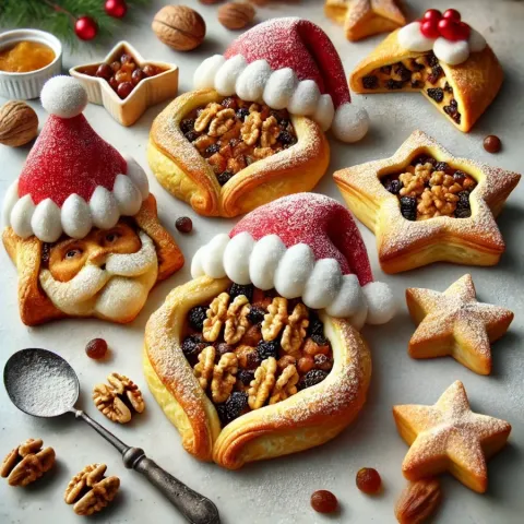 Recept za Božičkove sladice z orehi in rozinami