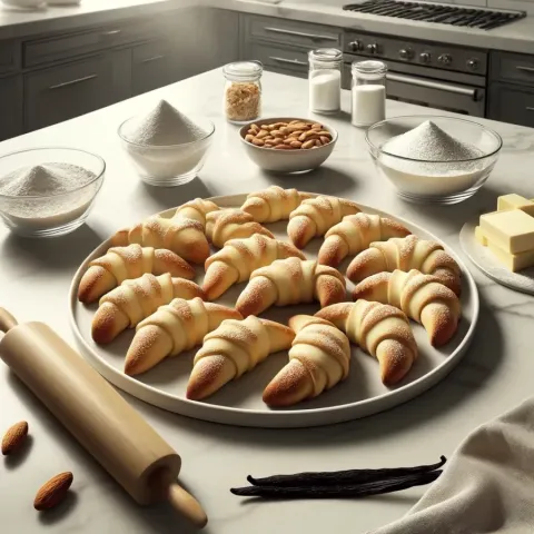 Croissants à la vanille