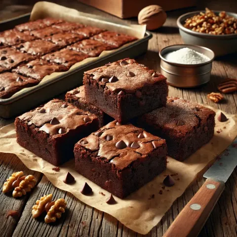 Glutenfreie Brownies: süß und unwiderstehlich