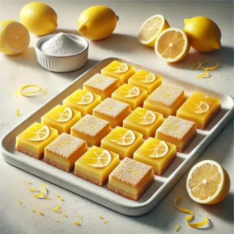 Simple Lemon Bars with Buttery Shortbread Crust