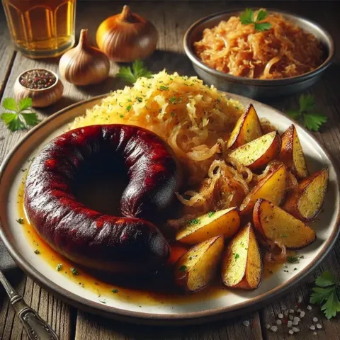 Boudin croustillant au four