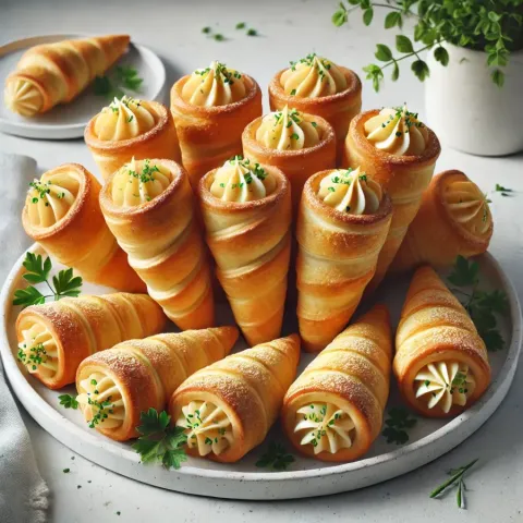 Recept - Koničaste Slane šamrole