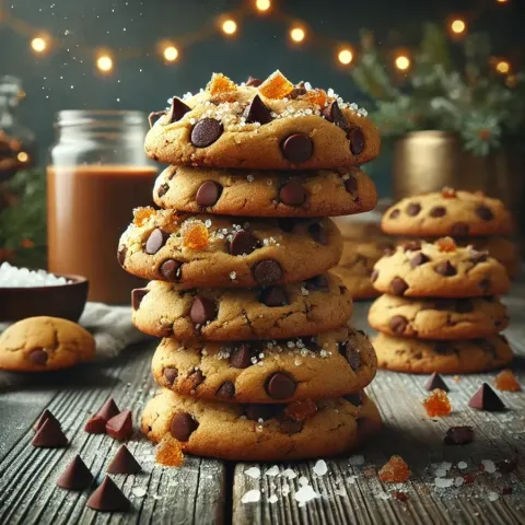 Ultimative Chocolate Chip Cookies mit festlichem Twist