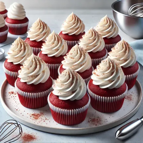 Cupcakes Red Velvet ultimes avec glaçage au fromage à la crème