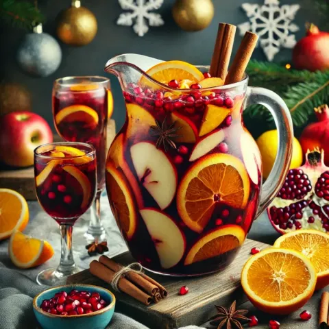 Pikantna zimowa sangria na Twoją imprezę świąteczną