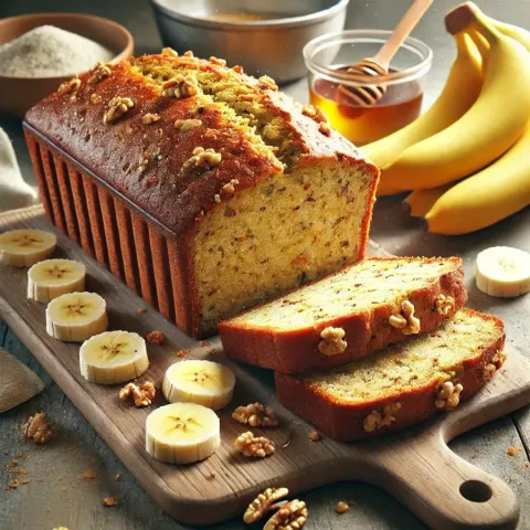 Gesundes Bananenbrot