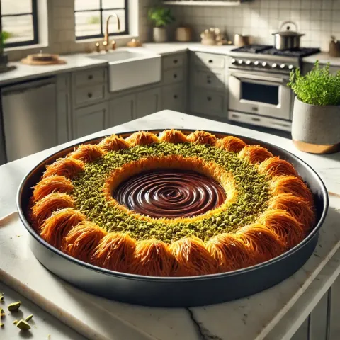 Kunafa au chocolat