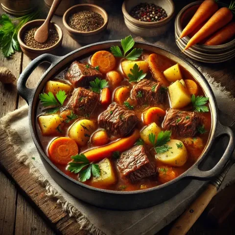 Łatwy przepis na gulasz wołowy na ciepły zimowy posiłek
