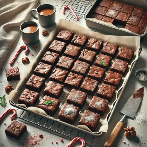 Cómo preparar los mejores brownies navideños