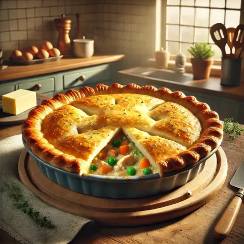 Klasična piščančja pita za hladne večere