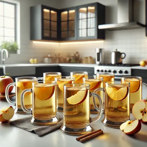 Receta de sidra de manzana caliente en olla de cocción lenta