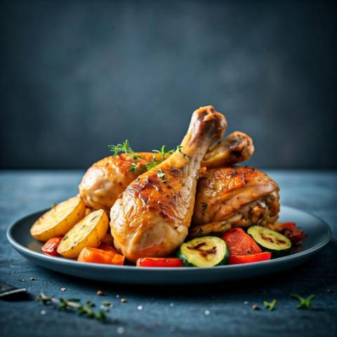 Cosce di Pollo al Forno