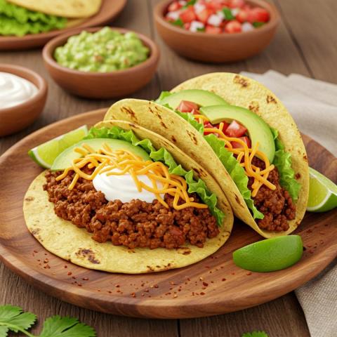 Klassische Rindfleisch-Tacos: Einfaches Rezept für ein Abendessen unter der Woche