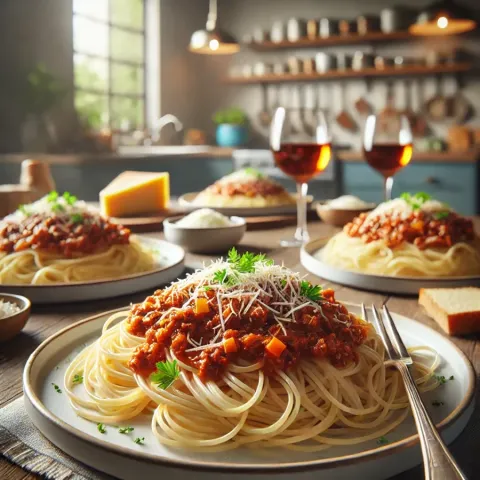 Suggested Title: "Klasický Recept na Špagety Bolognese – Rodinný Oblíbenec