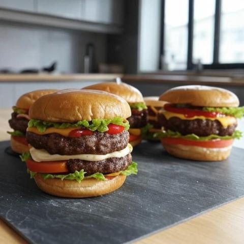 Classic Beef Burgers with Special Sauce