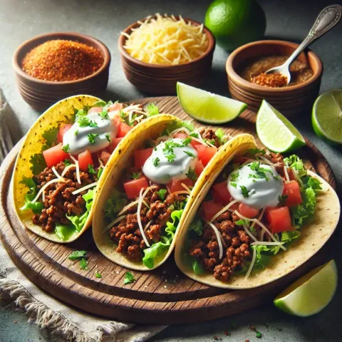 Easy Beef Tacos with Homemade Seasoning