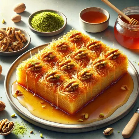 Rychlý a snadný recept Kadayif pro zaneprázdněné domácí kuchaře