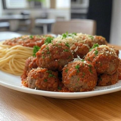Albóndigas caseras en salsa marinara