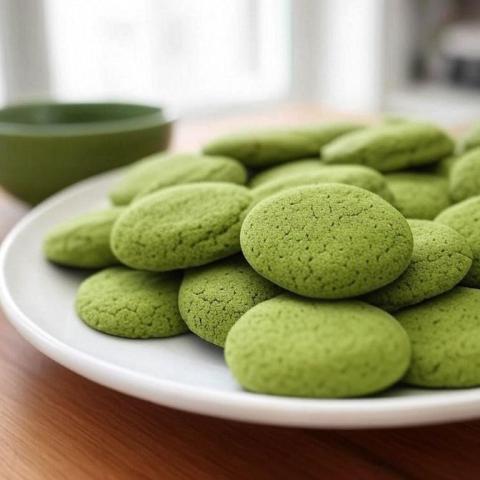 Détox de janvier : cookies au thé vert matcha