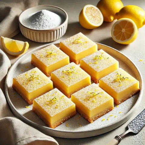 Easy Vegan Lemon Bars for a Bright Winter Treat