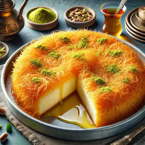 Recept na sýr Kunafa: Lahodně sladká a slaná pochoutka