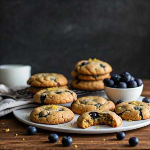 Ricetta Biscotti Morbidi e Masticabili ai Mirtilli – Dolcetti Fatti in Casa Facili