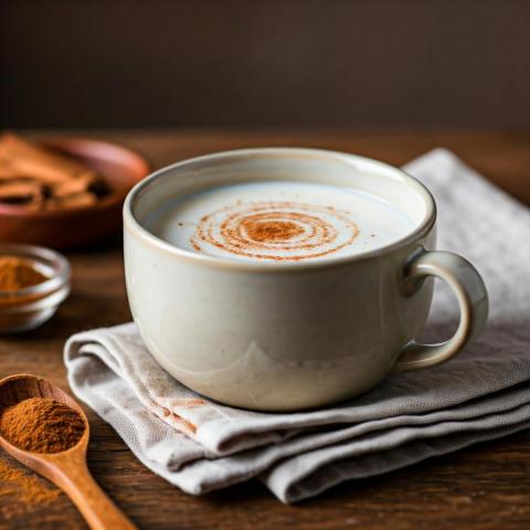Recette de lait chaud à la cannelle pour apaiser la toux nocturne