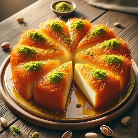 Tradiční recept Kunafa, který přinese chuť Blízkého východu domů