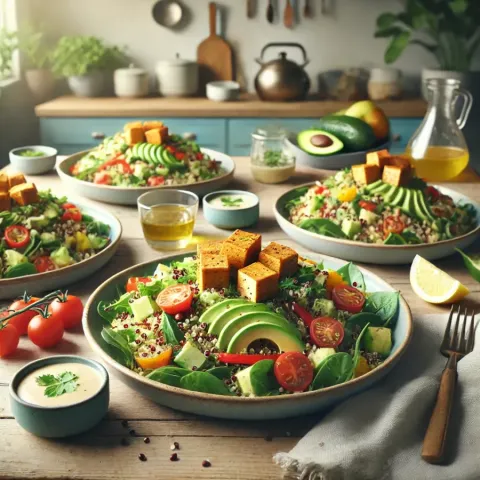 Idee per pranzi vegetariani ad alto contenuto proteico per il lavoro