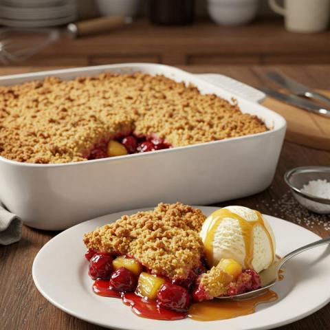 Easy Dump Cake Recipe with Cake Mix