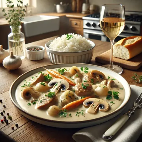 Perinteinen Ranskalainen Blanquette de Veau -resepti