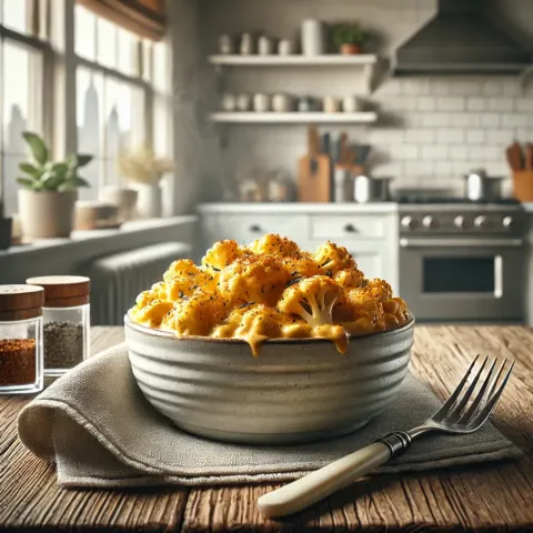 Receta de Macarrones con Queso Keto – Comida Confort Baja en Carbohidratos