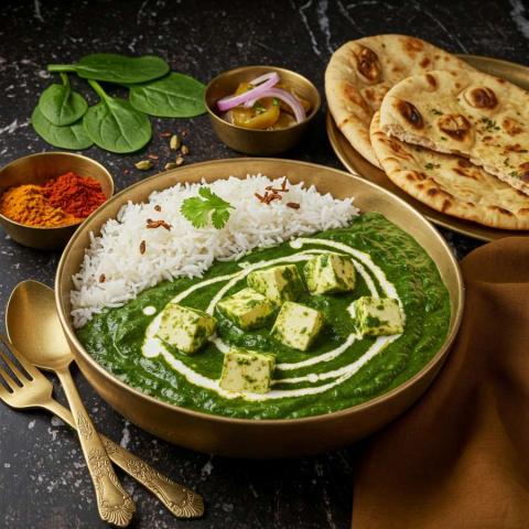 Receta Auténtica de Palak Paneer – Cómo Preparar Curry Indio de Espinacas y Queso