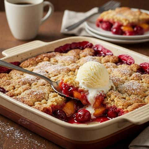 Quick and Delicious Dump Cake Using Cake Mix