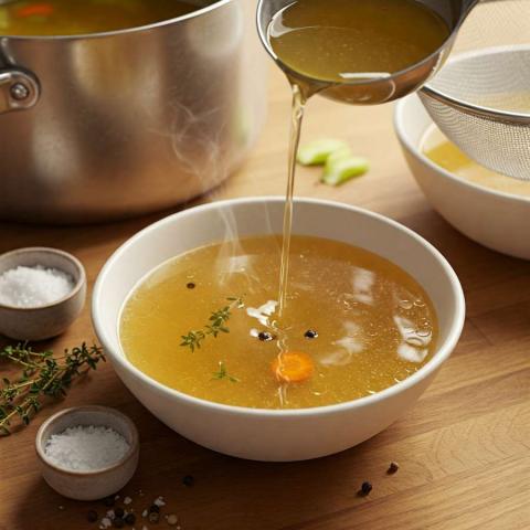 Hausgemachte Brühe zubereiten: Essenzielles Rezept für Suppen und Saucen