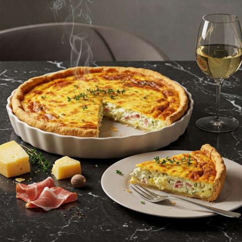 Königlicher Quiche – Rezept für eine Köstliche Torte zur Krönung