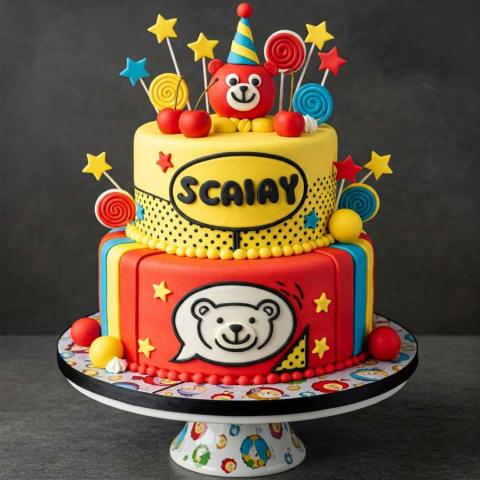 Cartoon Birthday Cake Recipe