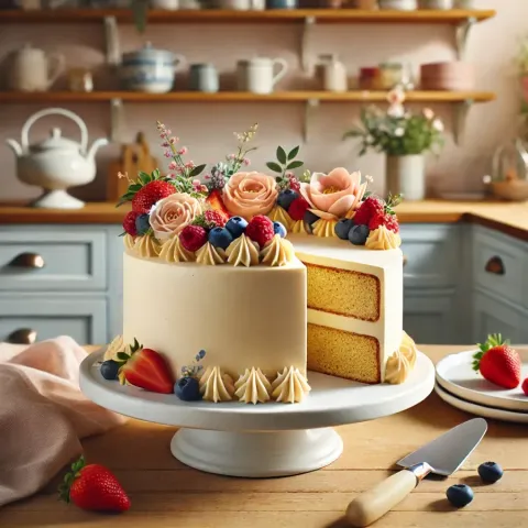 Gâteau d'anniversaire végan