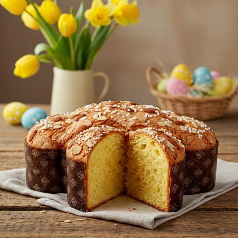 Tradicionalni Italijanski Velikonočni Kolač (Colomba di Pasqua) Recept